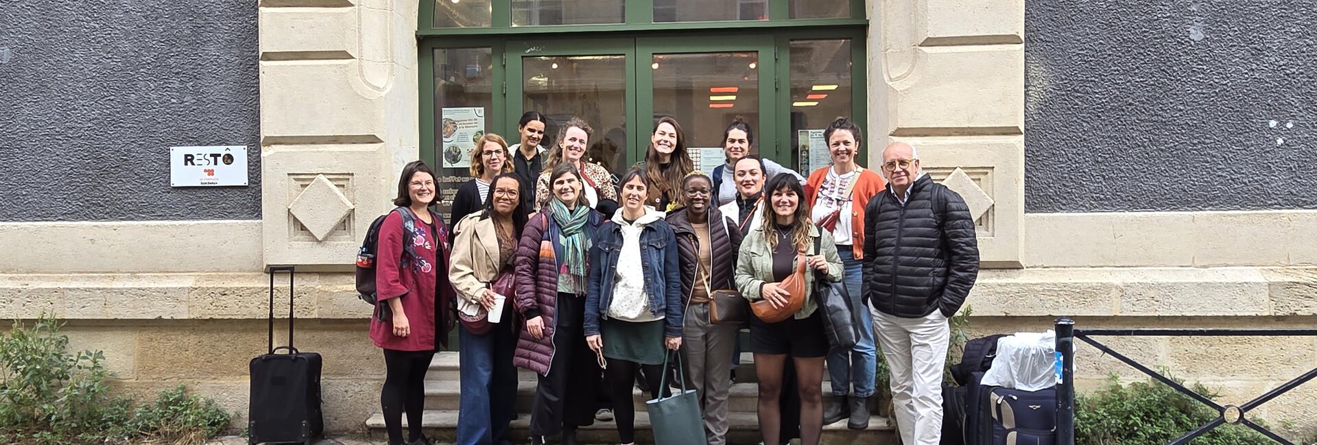 La délégation québécois à la rencontre des Fabriques à Initiatives de France.