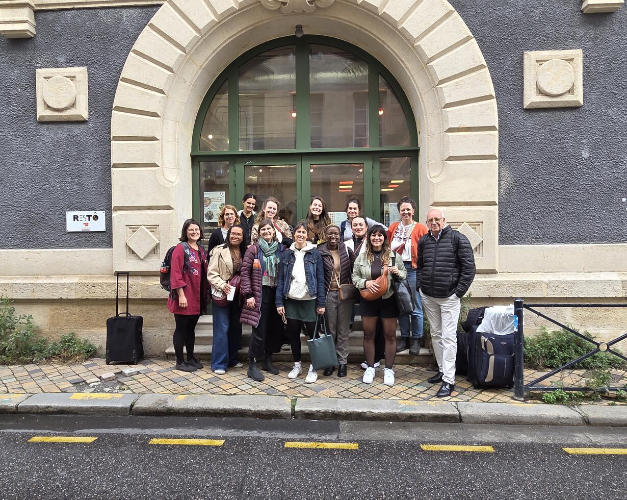 La délégation québécois à la rencontre des Fabriques à Initiatives de France.