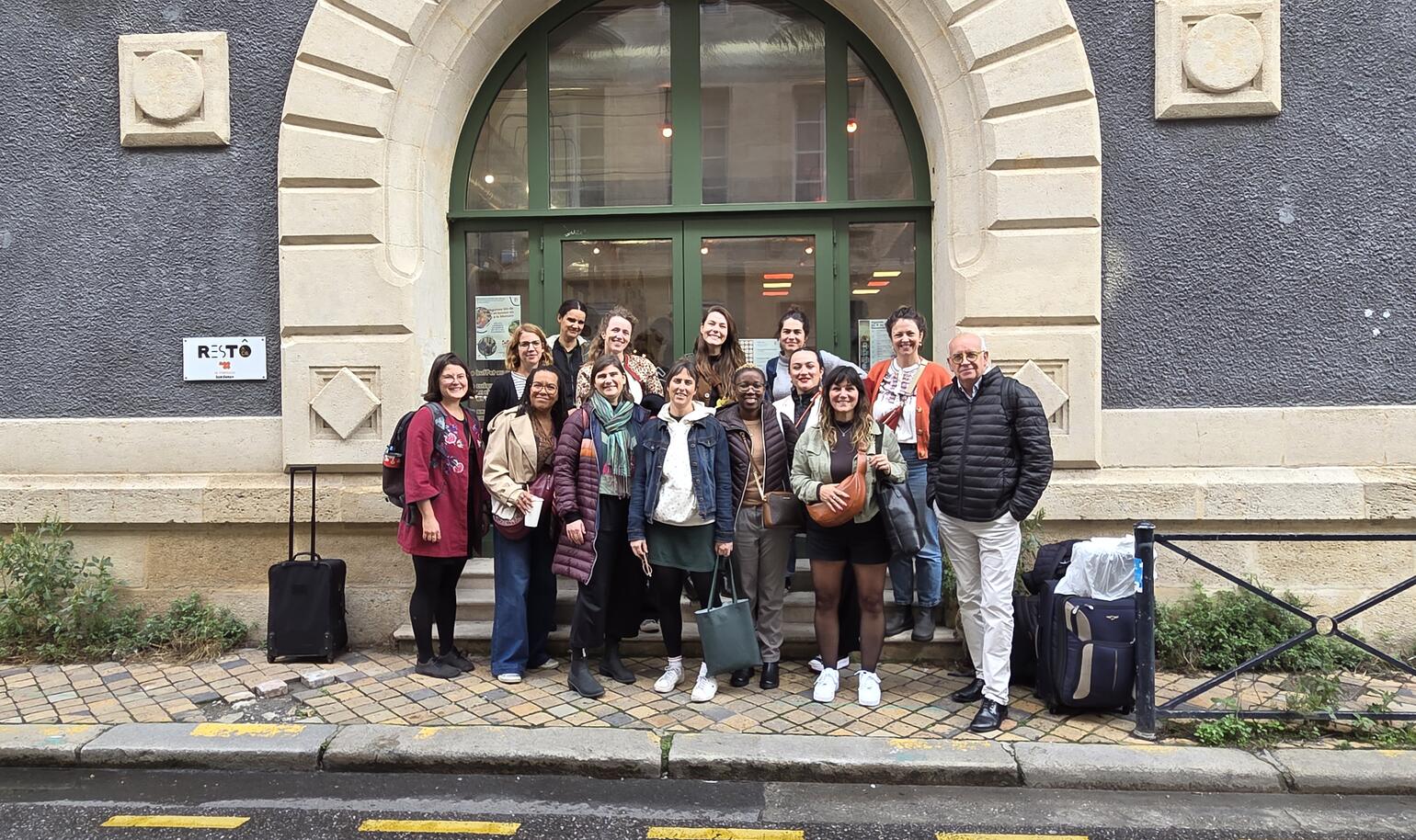 La délégation québécois à la rencontre des Fabriques à Initiatives de France.